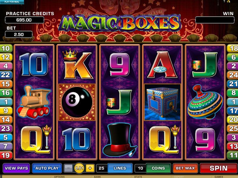 Магические игровые автоматы «Magic Boxes» в казино Play Fortuna